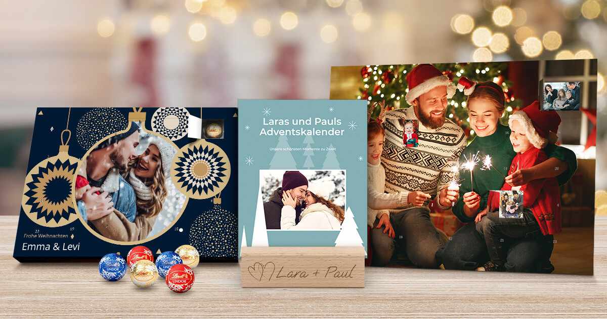 Personalisierte Foto-Adventskalender